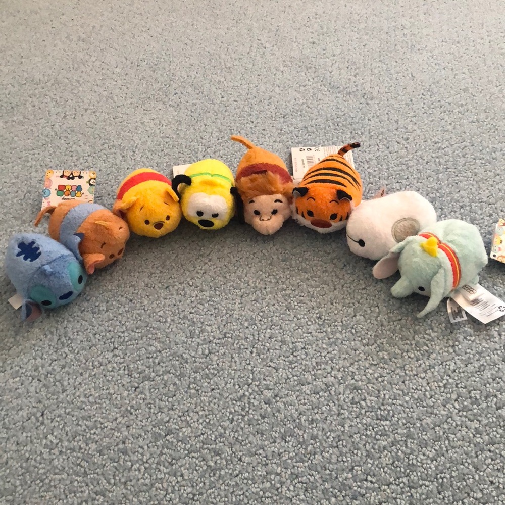 Assorted Disney Tsum Tsum Stuffed Animals